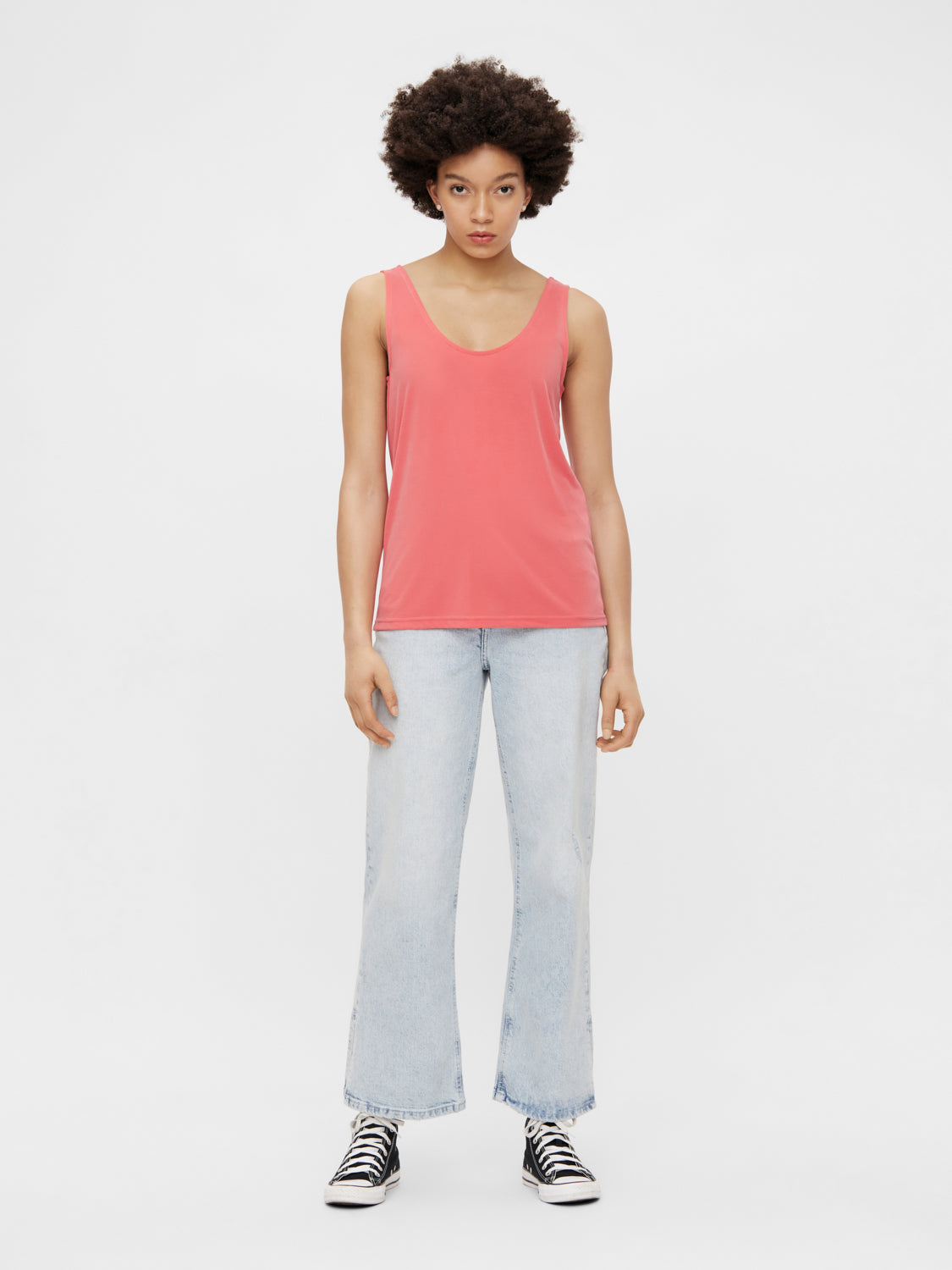 PCKAMALA Tank top - deep sea coral